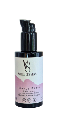 Huile Corps Energy Boost, Bio, 100ml